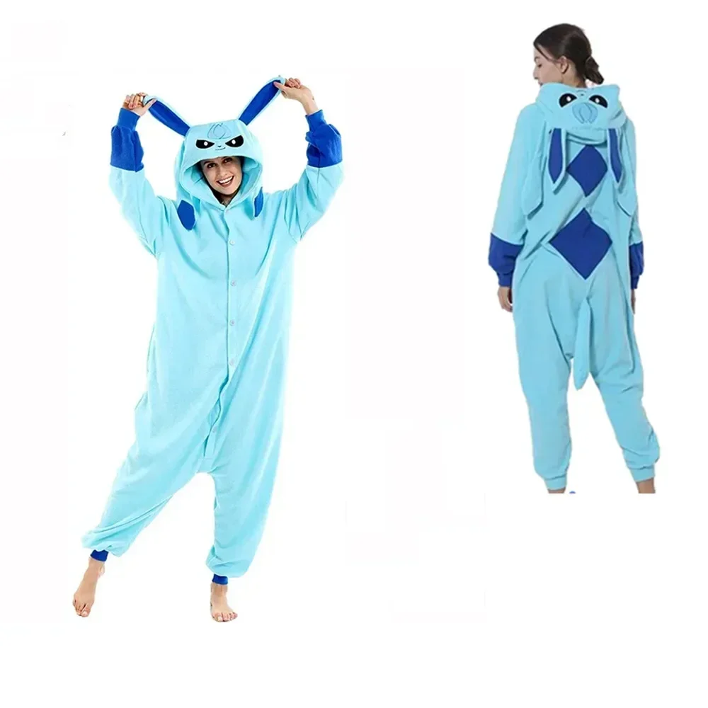 Unisex pyžamo kigurumi v různém provedení Pokemonů - glaceon 1, velikost S