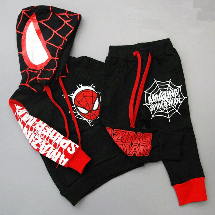 Chlapecká souprava Spiderman - černá velikost 5 LET