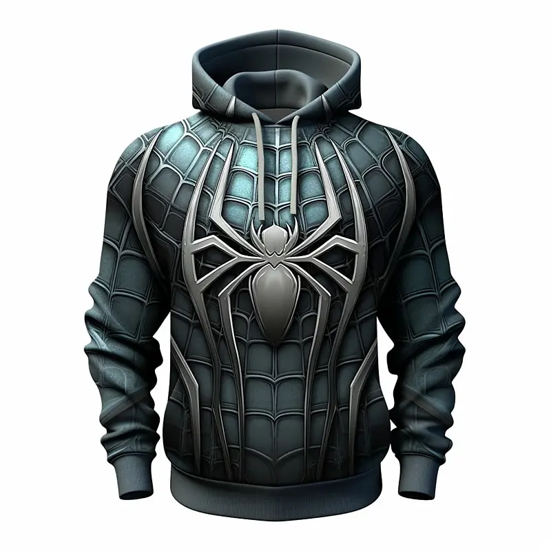 Stylová mikina s kapucí a klokánkou - Spider-man - dh0hn2023813a, velikost XL