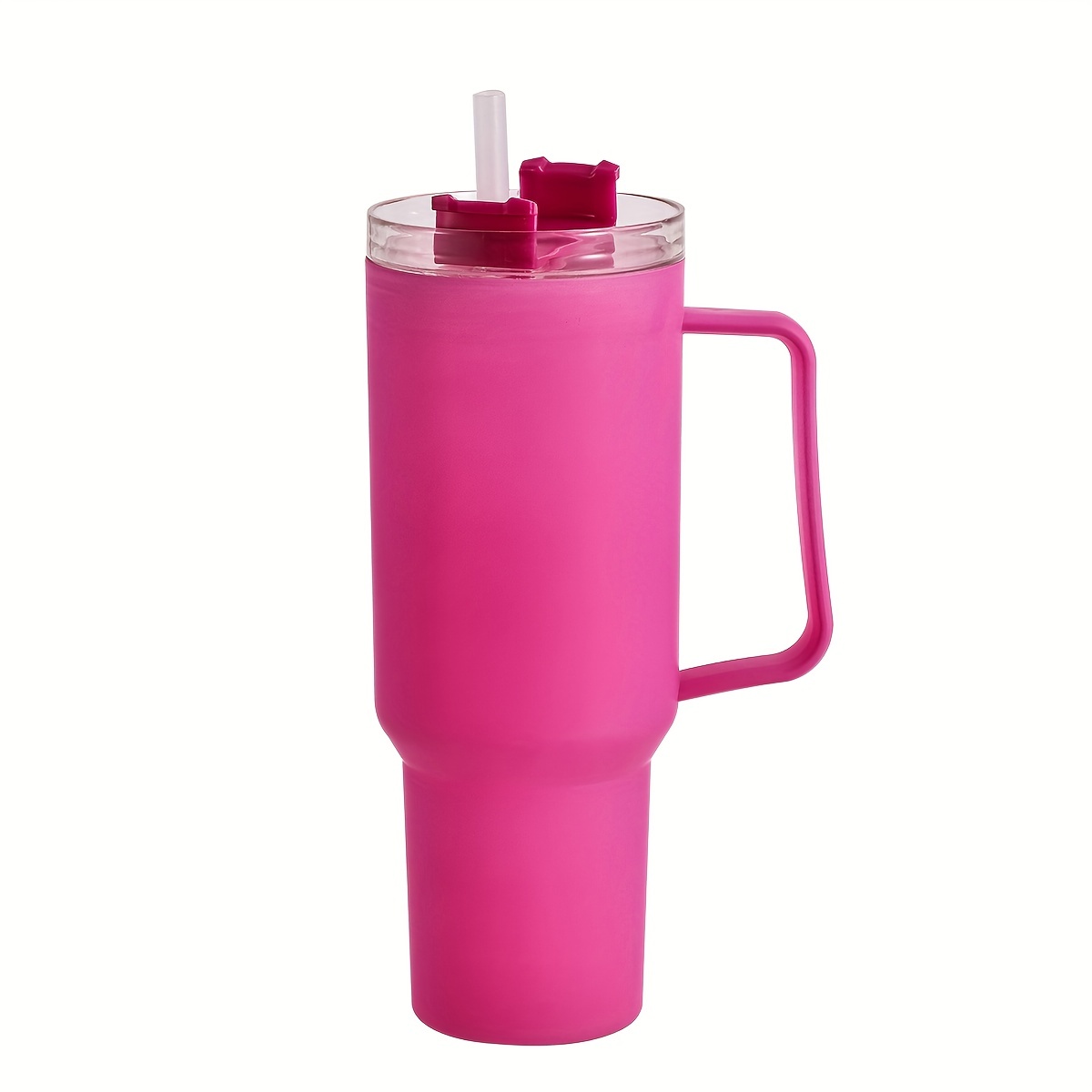 Velkokapacitní cestovní hrnek s voděodolným designem - Rose Red Color