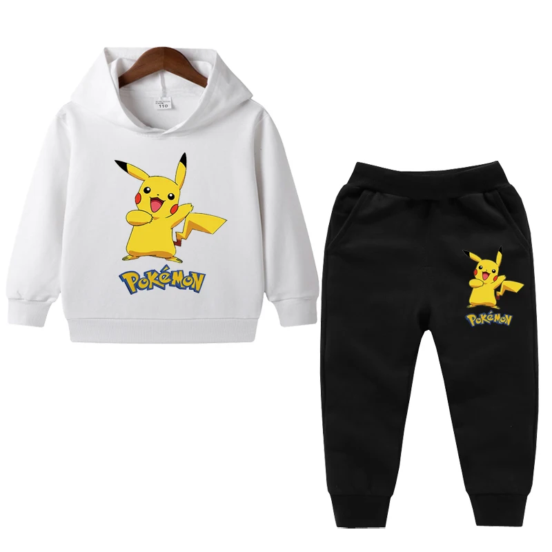 Dětská mikina nebo tepláková souprava s potiskem Pokémon Pikachu - zobrazeno, velikost 4 ROKY