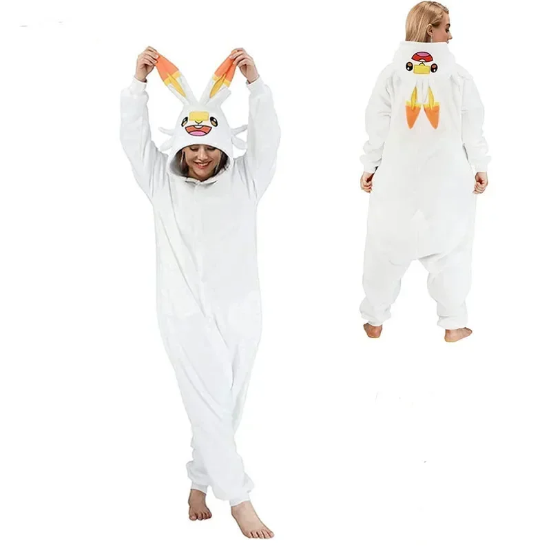 Unisex pyžamo kigurumi v různém provedení Pokemonů - Scorbunny, XL