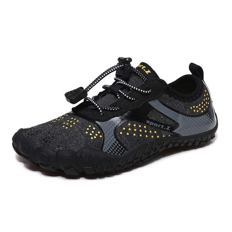 Unisex originální stylové trendy barefoot boty pro pohodlné a zdravé chození - různé barvy - černá velikost 34