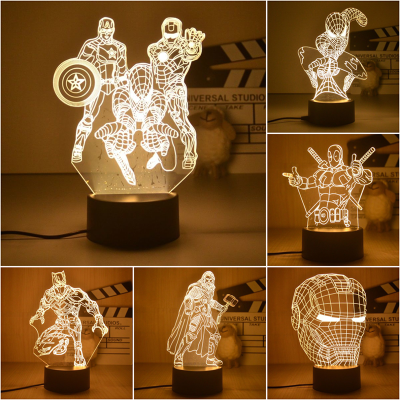 Avengers dekoračná led lampa / Avengers decorative led lamp