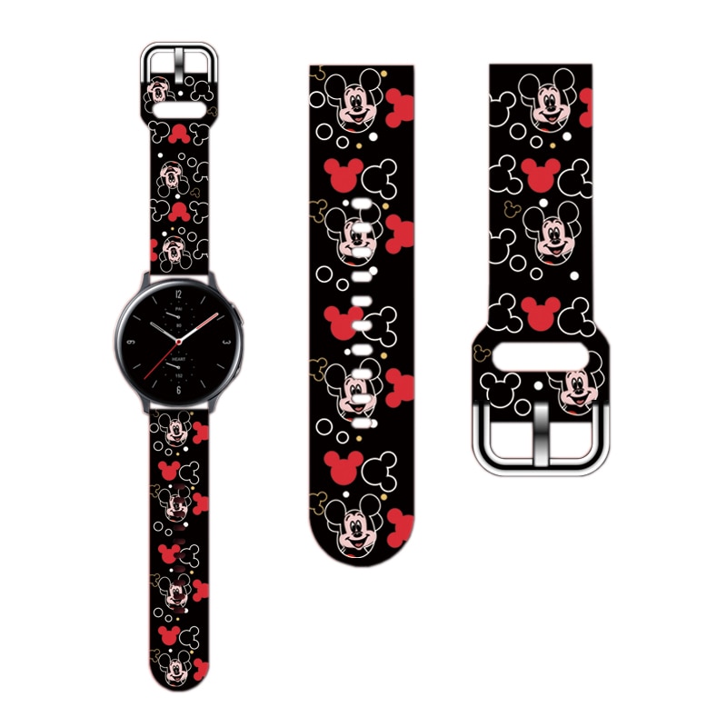 Krásný silikonový náramek na hodinky Samsung Galaxy watch a Huawei GT - 1 ks 6, 22mm