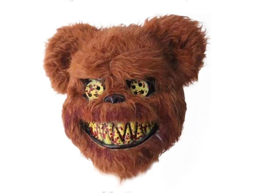 Maškarní maska Creepy Mask, 9 druhů - typ meda hnedy