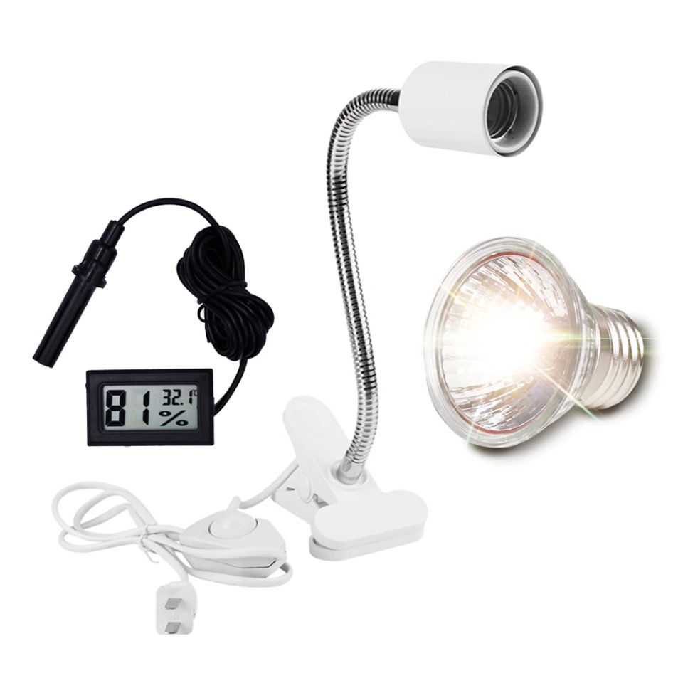 Topná UVA/UVB lampa do terária - bílá - 25W
