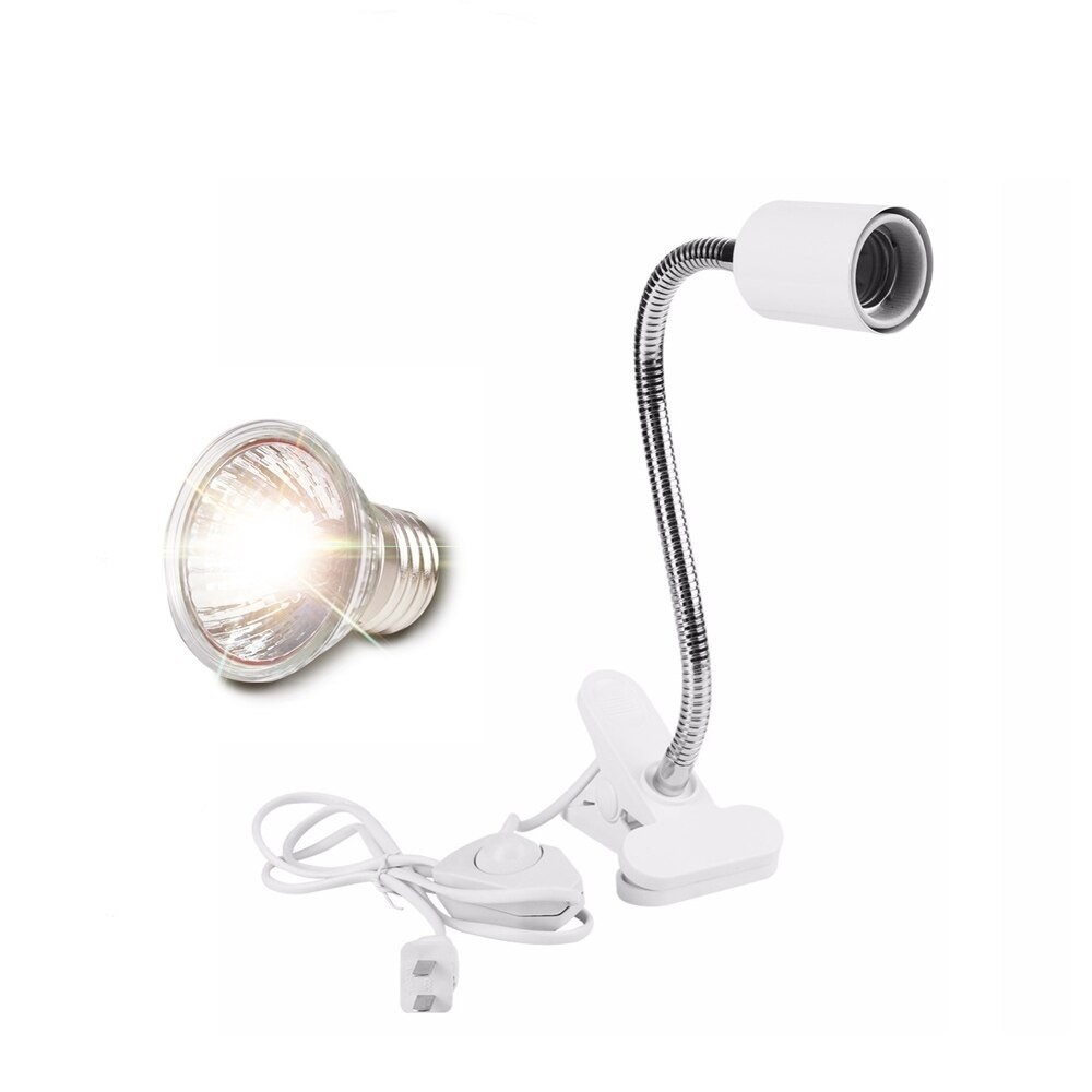 Výhřevná UVA/UVB lampa do terária - bílá 2