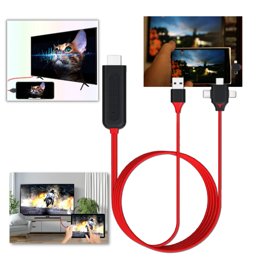 Adaptérový kabel HDMI pro telefony a tablety