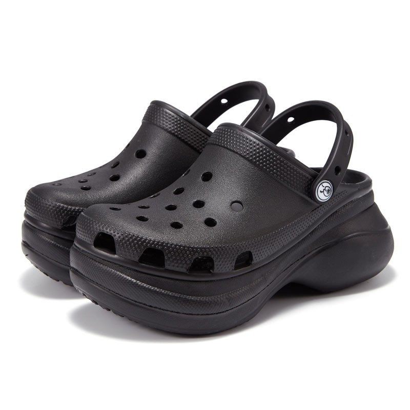 Dámské crocs s platformou - černá velikost 35